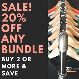 **CLEAN OUT SALE!!**  20% OFF ALL BUNDLES of 2+ ITEMS!